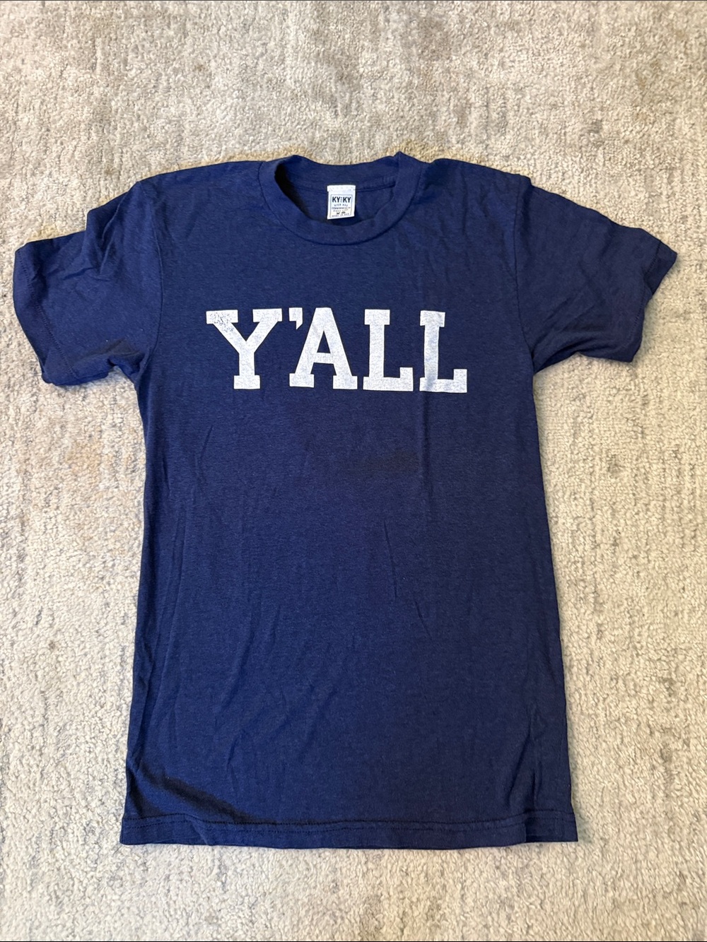 Navy Blue Y'ALL Graphic Tee